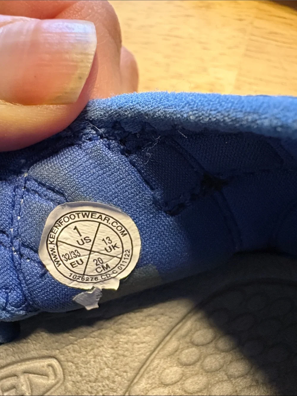 Keen Kids Blue Camo Water Shoes